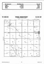 Park Township, Hensel, Park Creek, Directory Map, Pembina County 2007